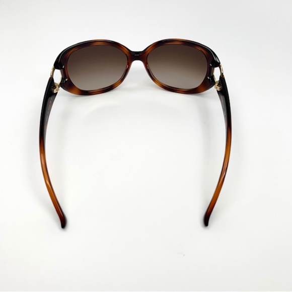 SALVATORE FERRAGAMO DARK TORTOISE SUNGLASSES
